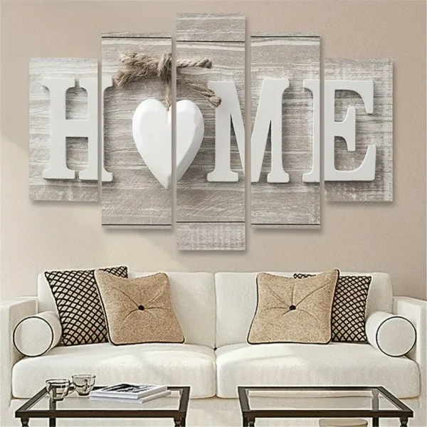 5Pcs, Concise Fashion Wall Art For Home Decorations Paintings Picture Core Without Frame - Image 7